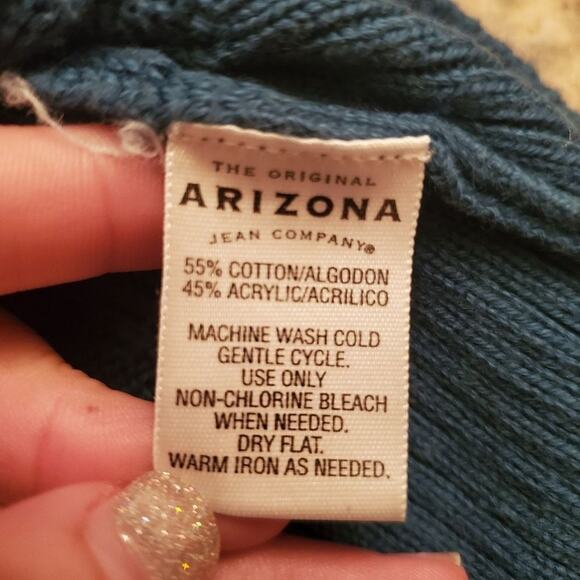 Arizona small knit teal sweater - Picture 10 of 10